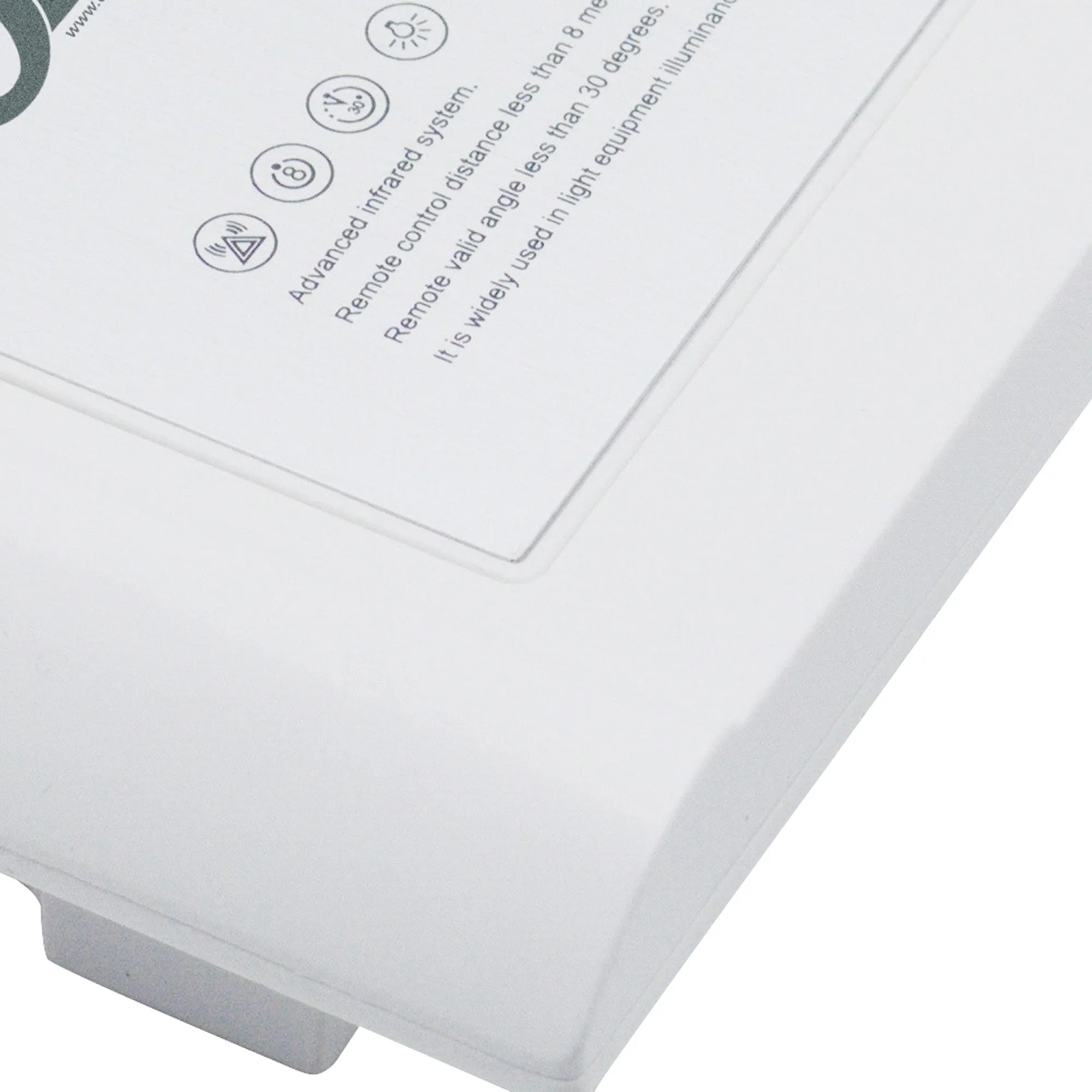 Espial Square Recessed 4 Channel Infrared Receiver White D0154  Deco Espial